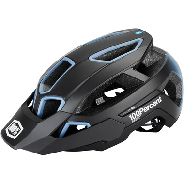 100% ALTEC FIDLOCK MTB Helmet Black/Blue 2023 0